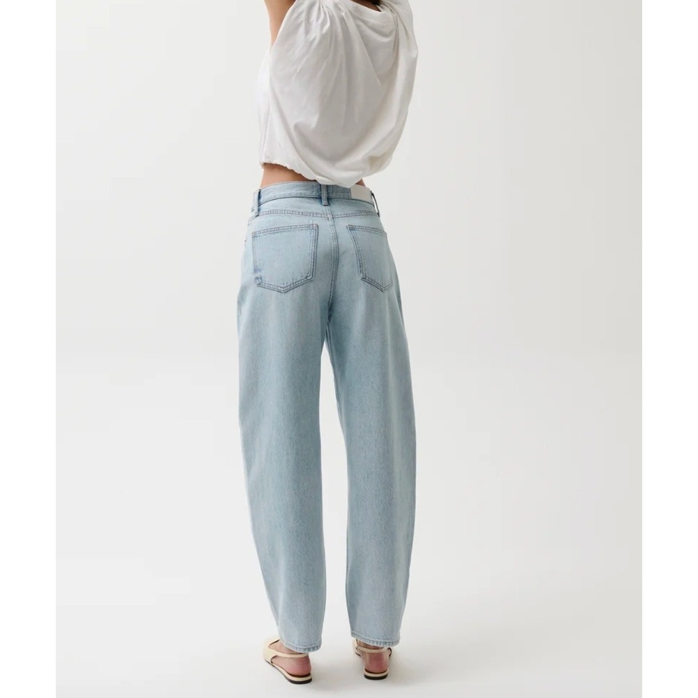 PISTOLA Wes High Rise Barrel Jeans in Waves - Picture 2 of 12